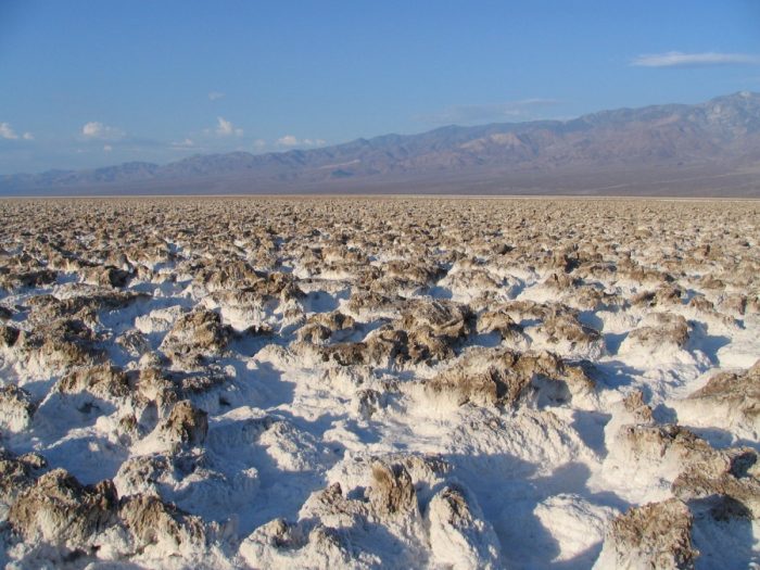 zoutvlakte in death valley