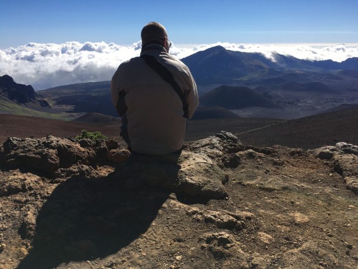 Genieten van de Haleakala vulkaan