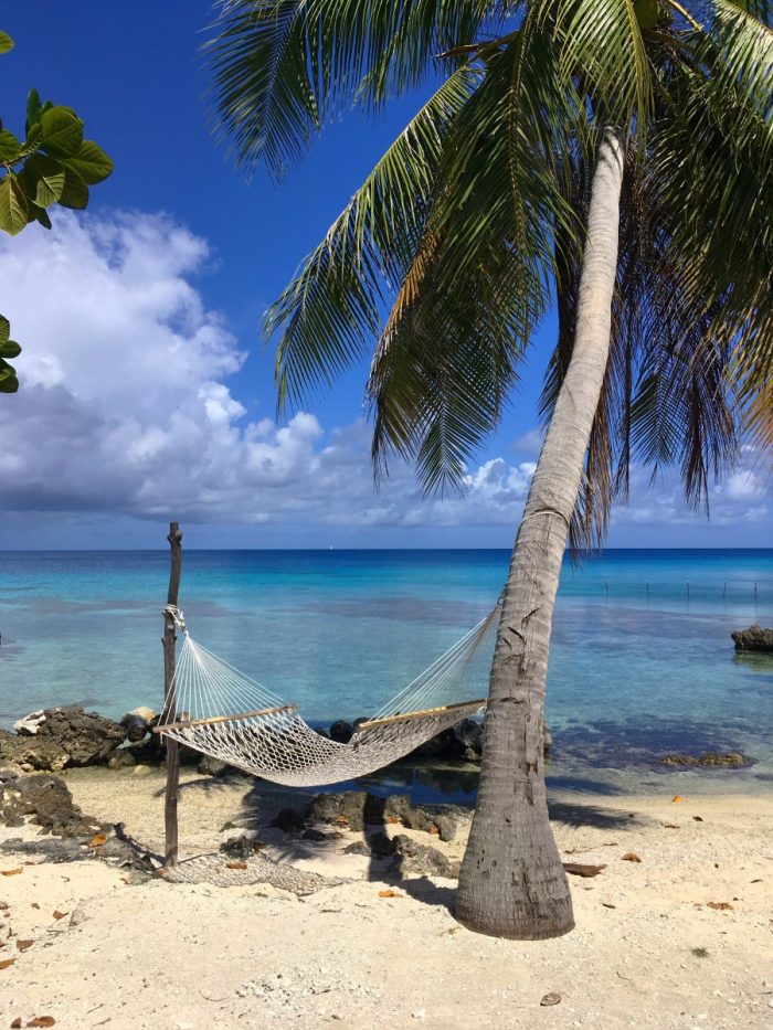 Hangmat aan het strand, Le Coconut Lodge