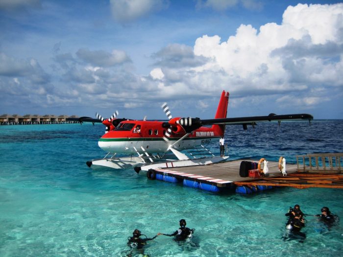 watervliegtuig maladiven