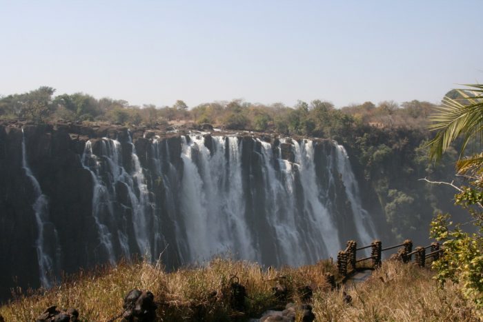 Victoria watervallen in Zambia
