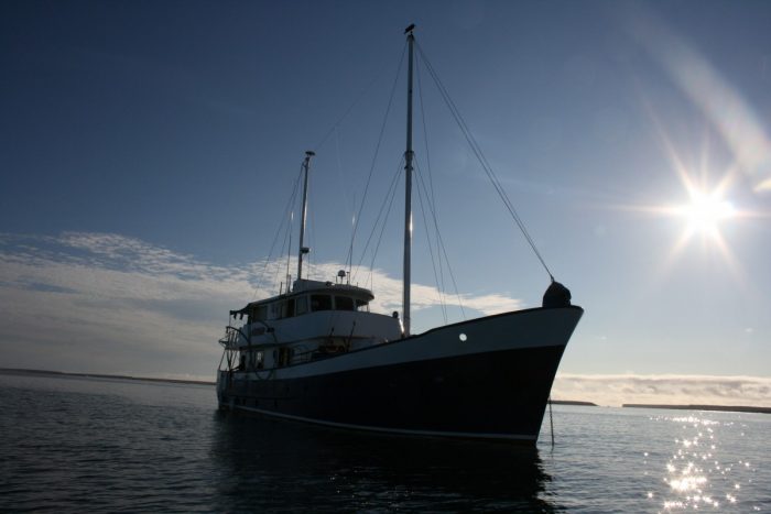 cruise langs de Galapagos Eilnden