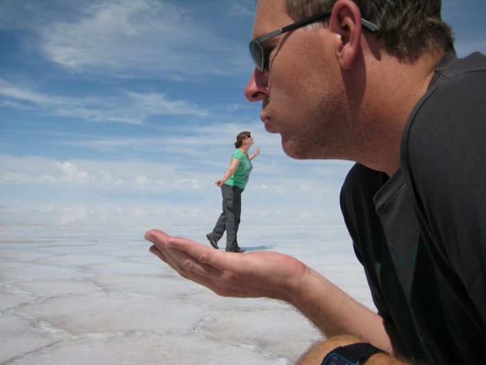 foto loco zoutvlakte bolivia