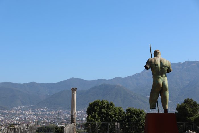 Pompei bronzen beeld man