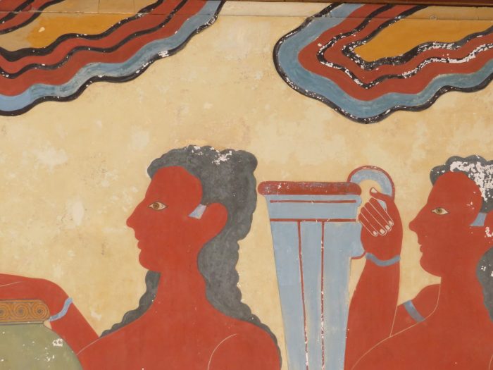 fresco in Knossos