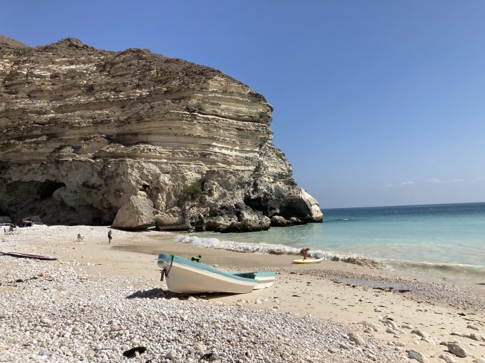 Strandje zuidkust Oman