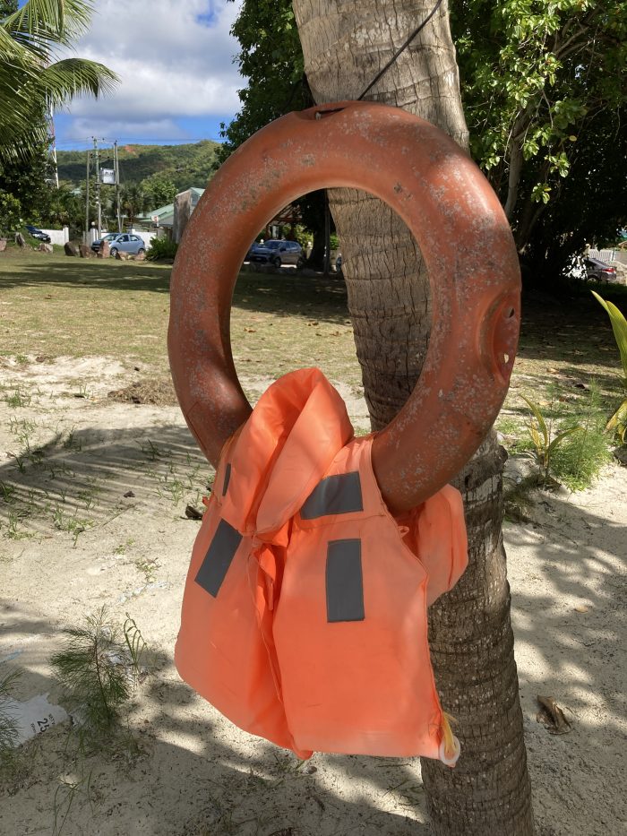 reddingsvest eilandhoppen Seychellen