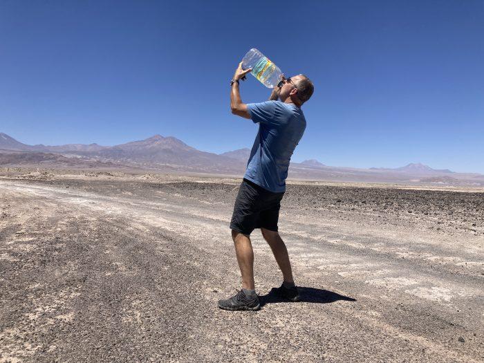 dorstig weer in Atacama woestijn