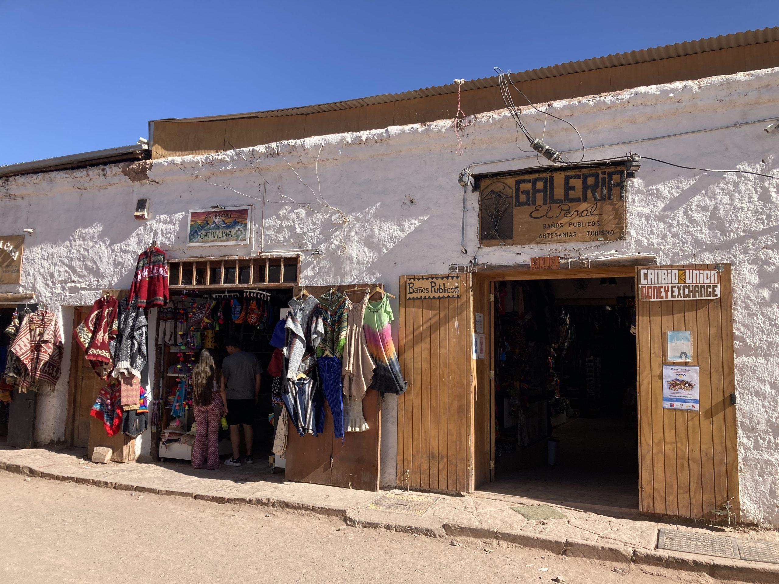 winkeltje in San Pedro de Atacama