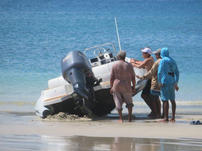 bootje op het droge vakantie in Panama