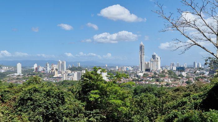 uitzicht op Panamastad overdag