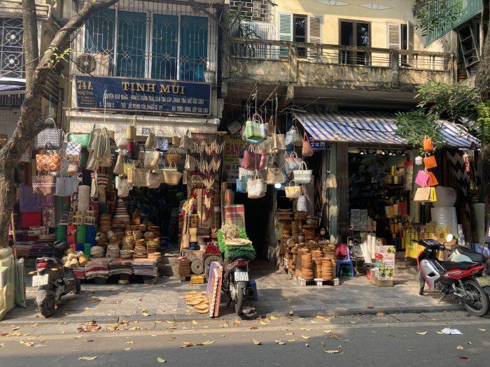 winkelstraat Hanoi