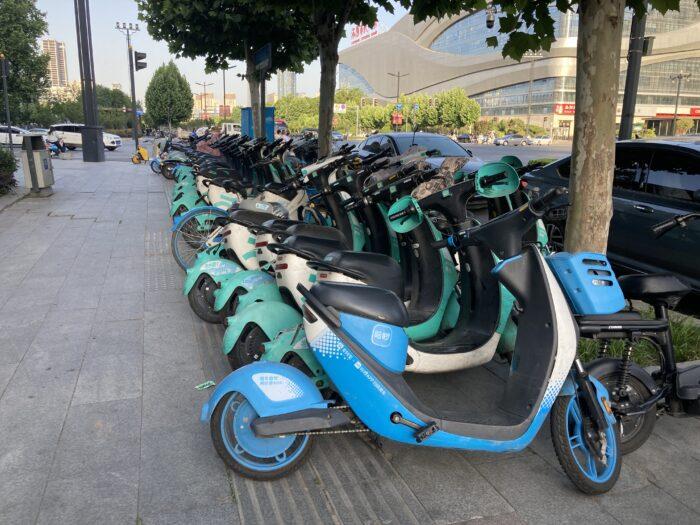 Electrische deelscooters China