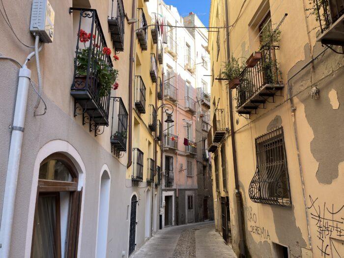 straat in Cagliari