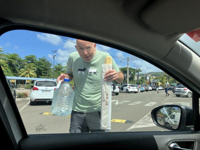 stokbrood en water martinique