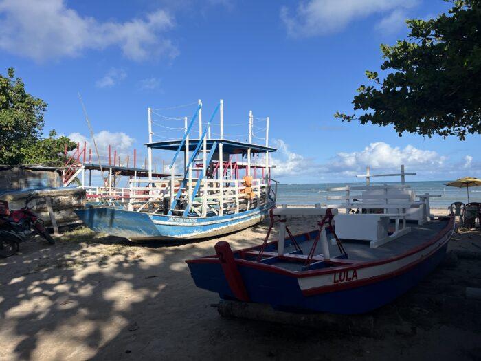 bootjes aan tropische strande brazilie