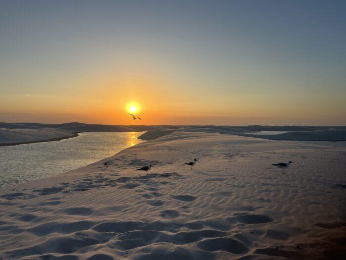 zonsondergang brazilie lencois